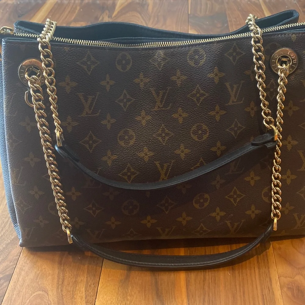 Surene Monogram Canvas with leather MM - Picture 1 of 4